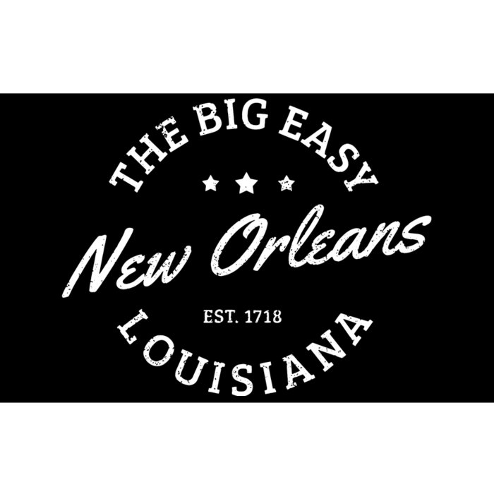 New Orleans Est 1718 The Big Easy Louisiana Souvenir Gift Bumper Sticker