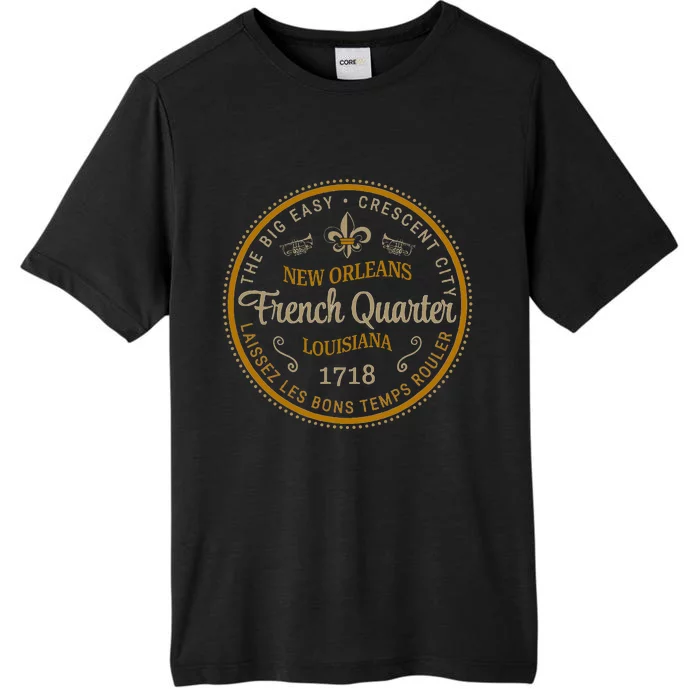 New Orleans French Quarter Laissez Les Bons Temps Roulier ChromaSoft Performance T-Shirt