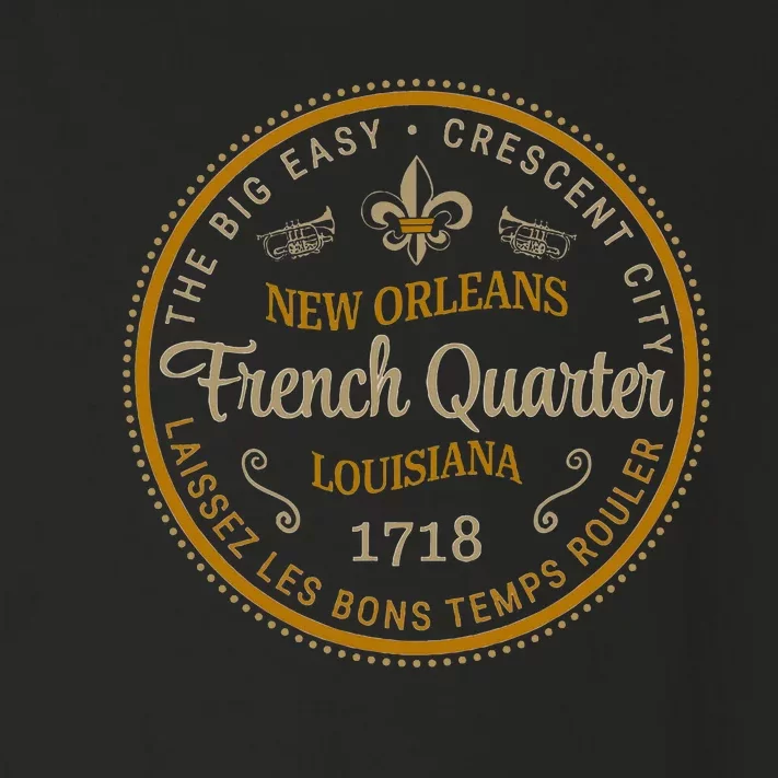 New Orleans French Quarter Laissez Les Bons Temps Roulier Toddler Long Sleeve Shirt