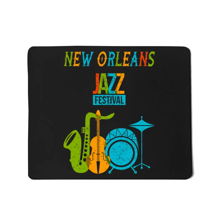 New Orleans Festival Of Jazz Music Gift Louisiana Jazz Mousepad