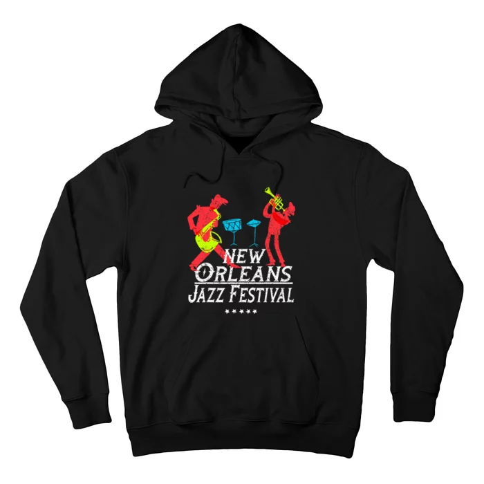 New Orleans Festival Of Jazz Music Gift Louisiana Jazz Hoodie