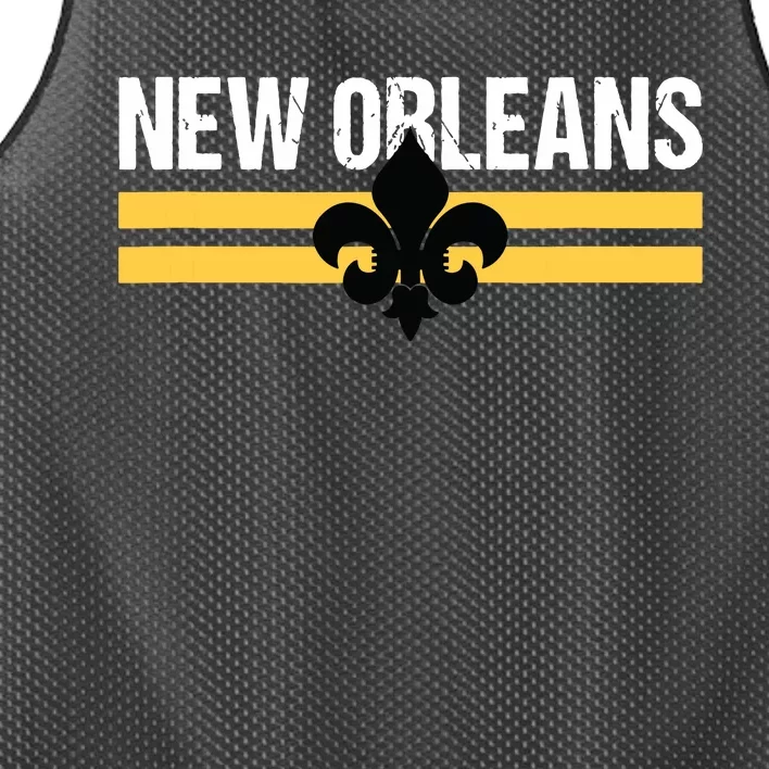 New Orleans Fleurdelis Fleurdelys Lily Icon New Orlean Mesh Reversible Basketball Jersey Tank