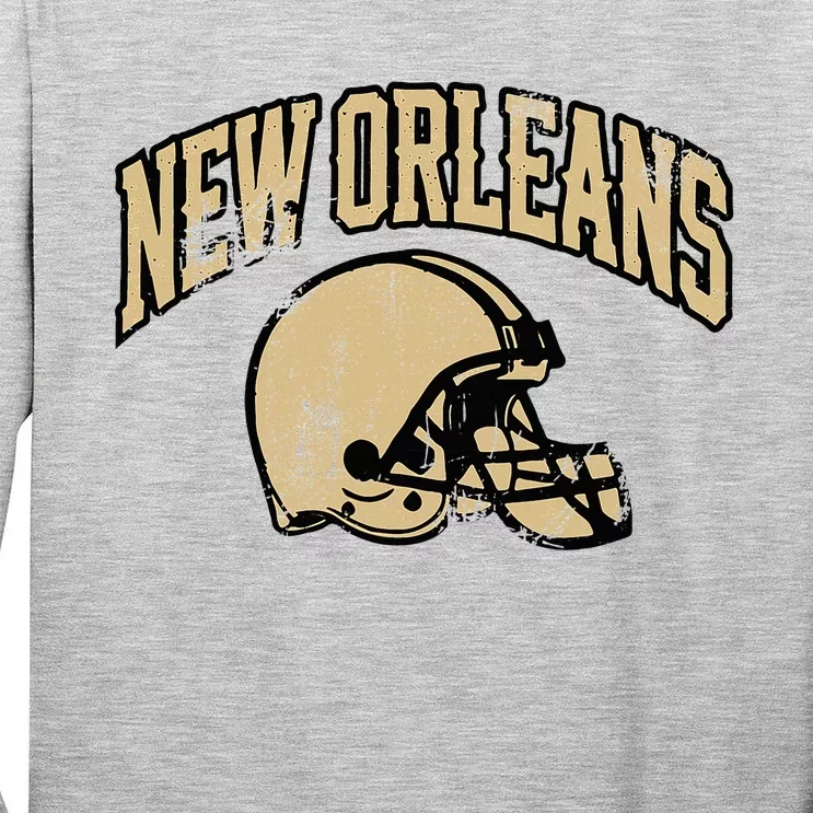 New Orleans Football Tall Long Sleeve T-Shirt