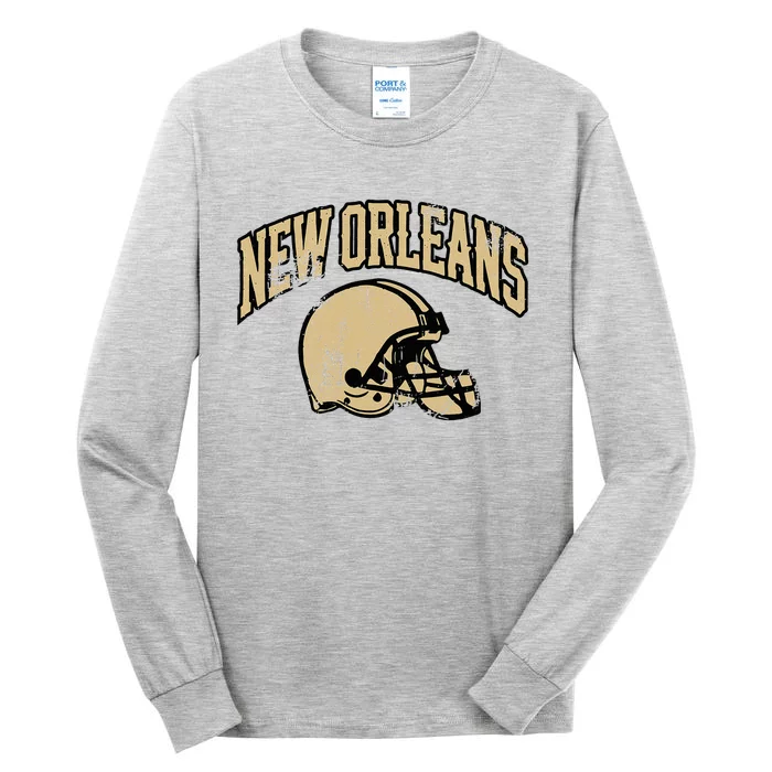 New Orleans Football Tall Long Sleeve T-Shirt