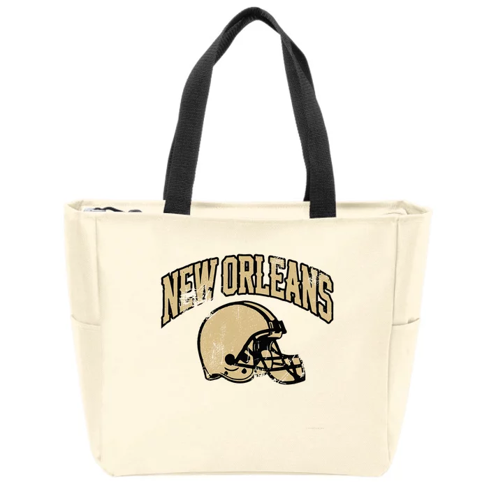 New Orleans Football Zip Tote Bag