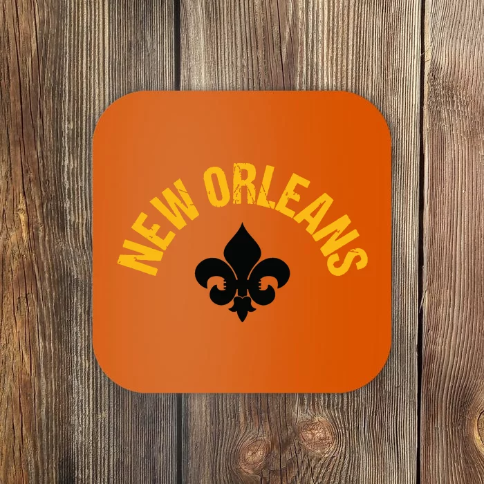 New Orleans Fleurdelis Fleurdelys Design New Orleans Coaster