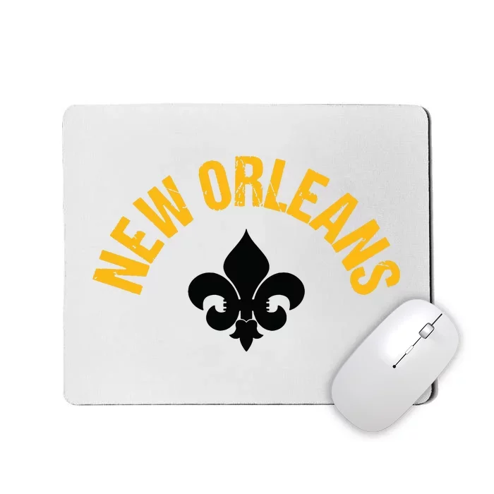 New Orleans Fleurdelis Fleurdelys Design New Orleans Mousepad