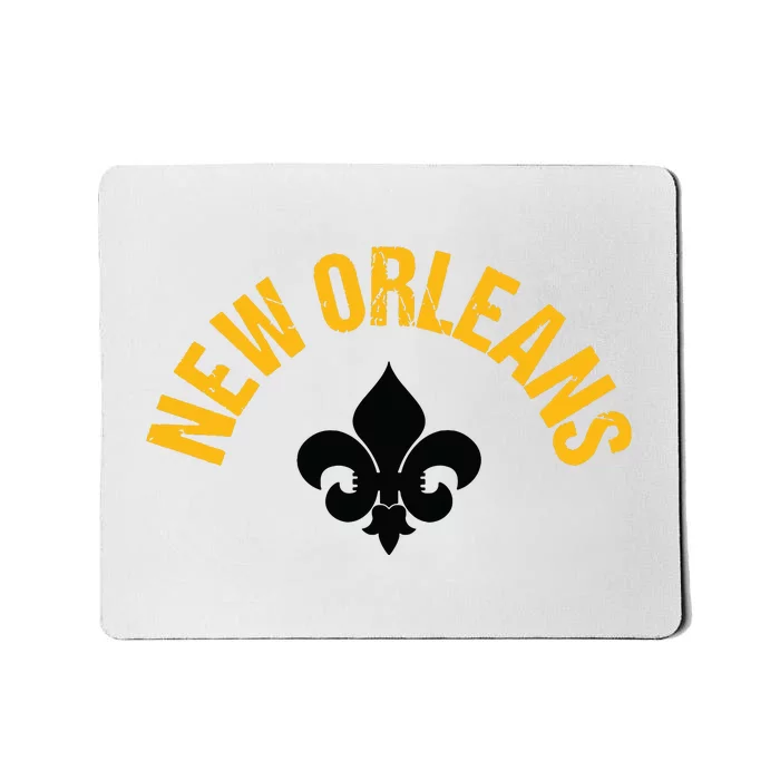 New Orleans Fleurdelis Fleurdelys Design New Orleans Mousepad