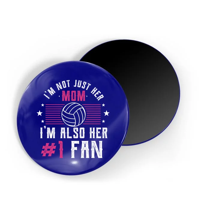 Number One Fan Volleyball Mom Gift Design Idea Design Gift Magnet