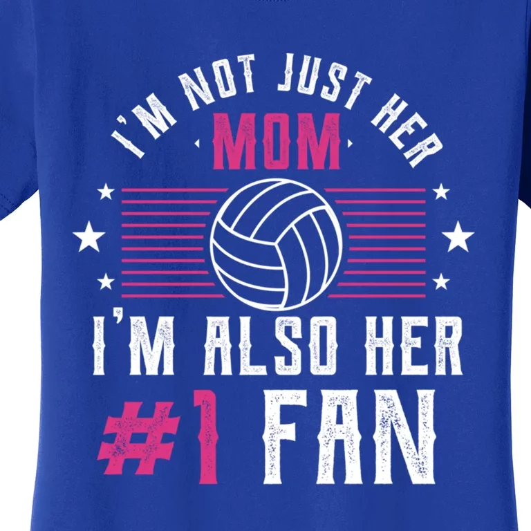 Number One Fan Volleyball Mom Gift Design Idea Design Gift Women's T-Shirt