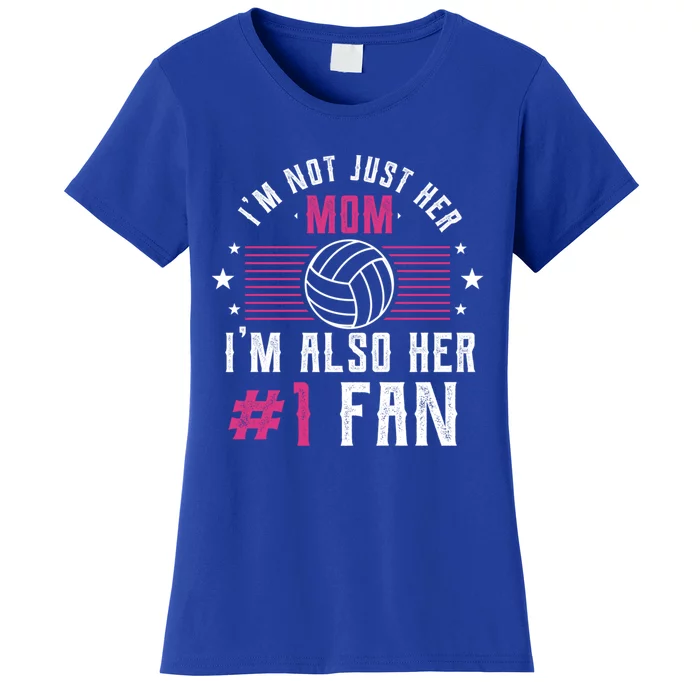 Number One Fan Volleyball Mom Gift Design Idea Design Gift Women's T-Shirt