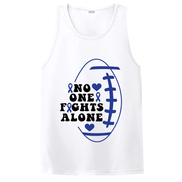 No One Fights Alone Colon Cancer Family Performance Tank