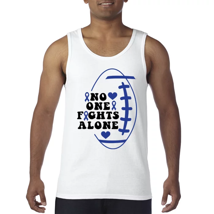 No One Fights Alone Colon Cancer Family Tank Top