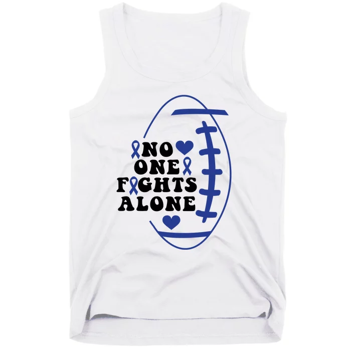 No One Fights Alone Colon Cancer Family Tank Top