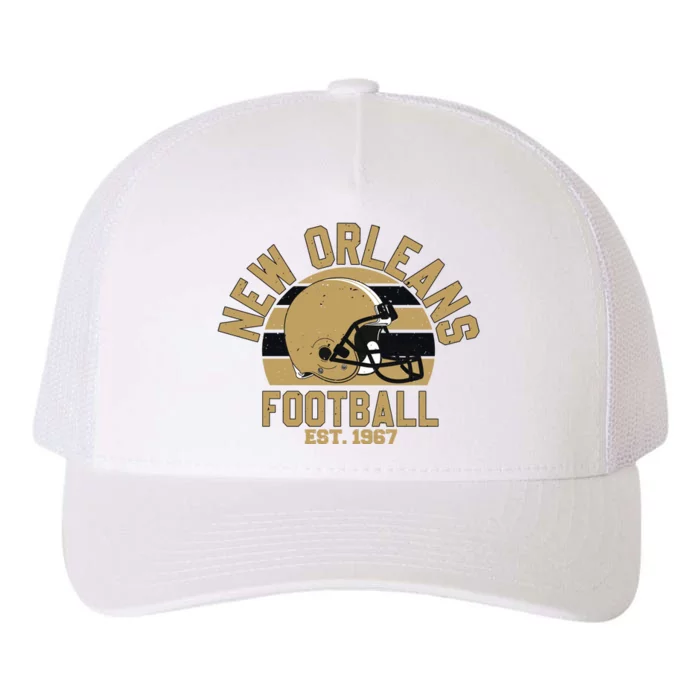 New Orleans Football Est 1967 Team Supporter Yupoong Adult 5-Panel Trucker Hat