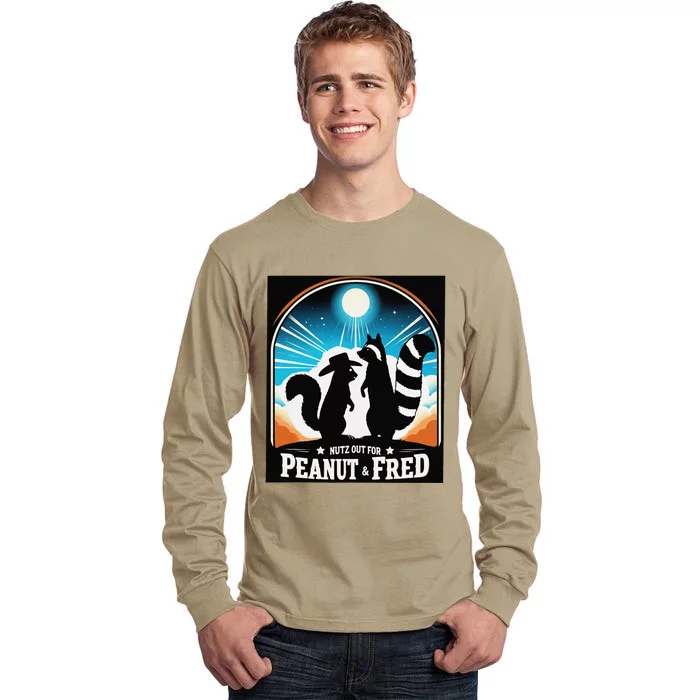 Nutz Out For Peanut & Fred Tall Long Sleeve T-Shirt