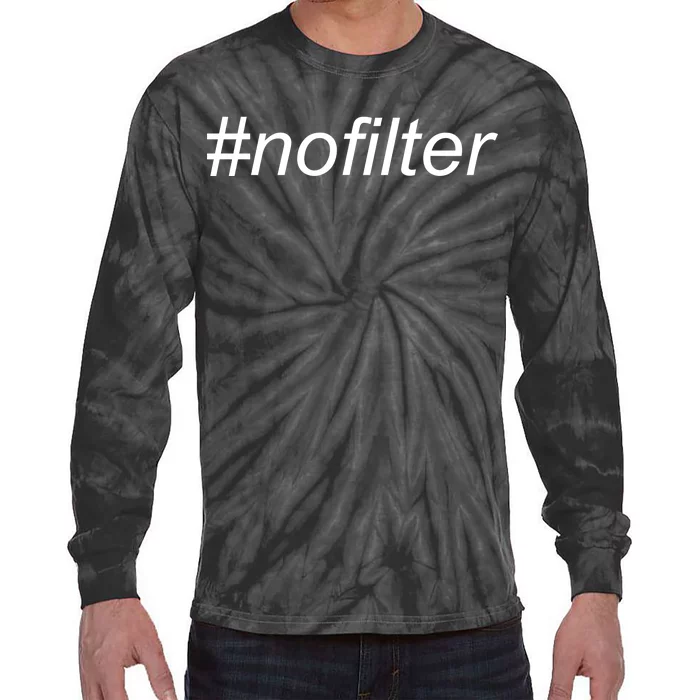 #nofilter Tie-Dye Long Sleeve Shirt