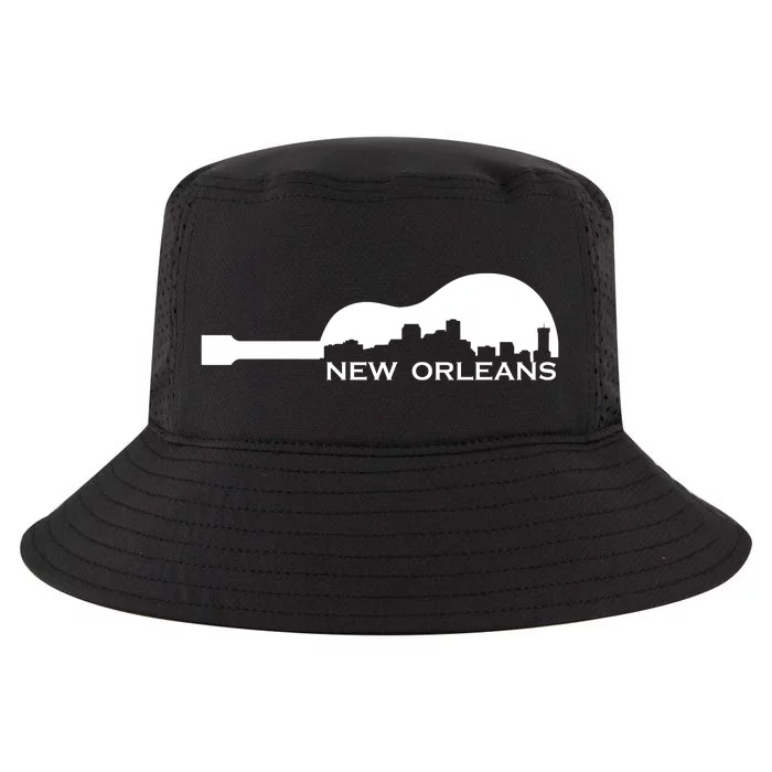 New Orleans Guitar Skyline Cool Comfort Performance Bucket Hat