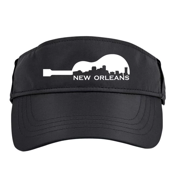 New Orleans Guitar Skyline Adult Drive Performance Visor