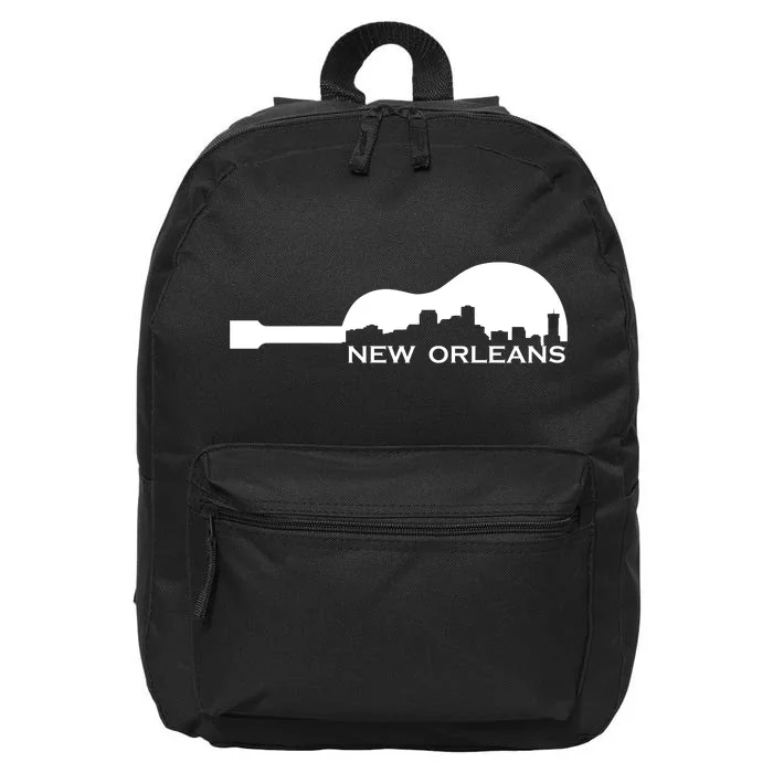 New Orleans Guitar Skyline 16 in Basic Backpack