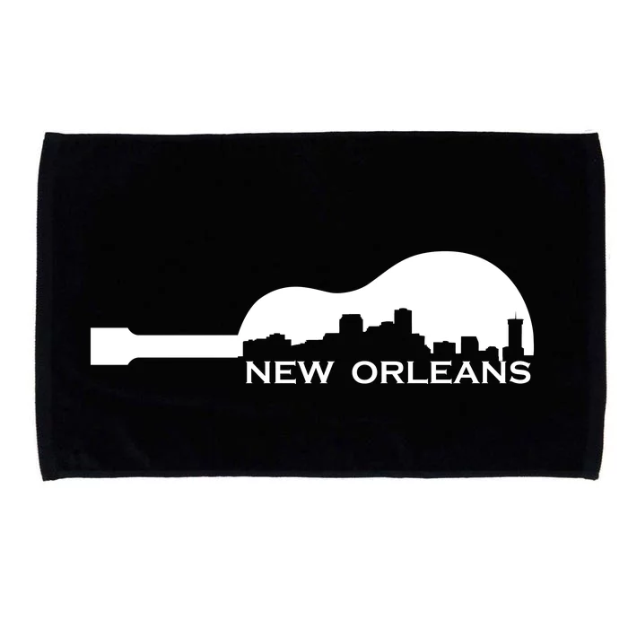 New Orleans Guitar Skyline Microfiber Hand Towel