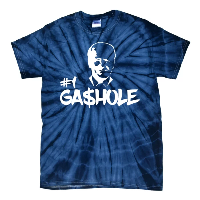 Number One Gashole Funny Joe Biden Tie-Dye T-Shirt