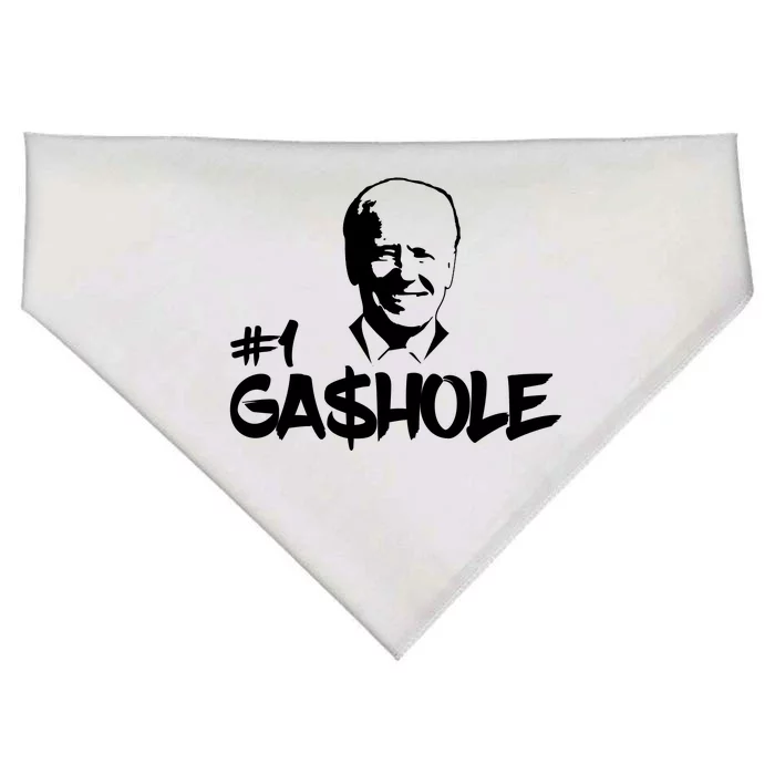 Number One Gashole Funny Joe Biden USA-Made Doggie Bandana