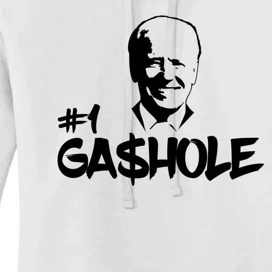 Number One Gashole Funny Joe Biden Women's Pullover Hoodie