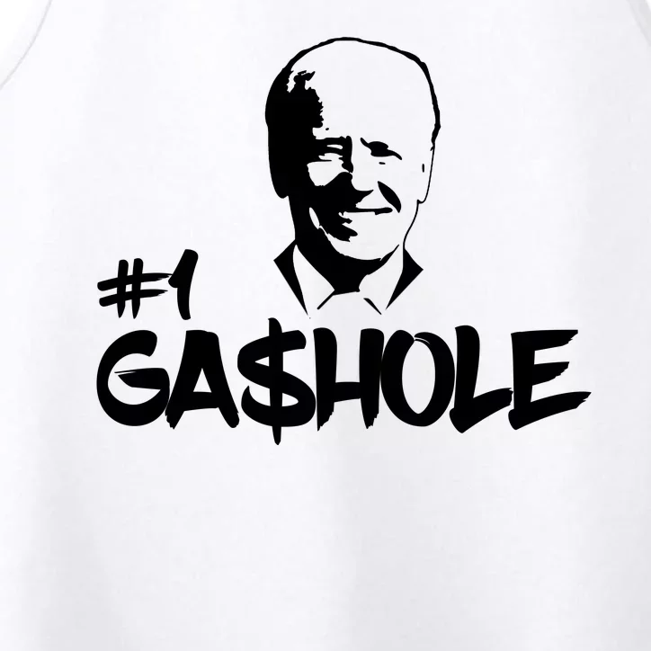 Number One Gashole Funny Joe Biden Performance Tank