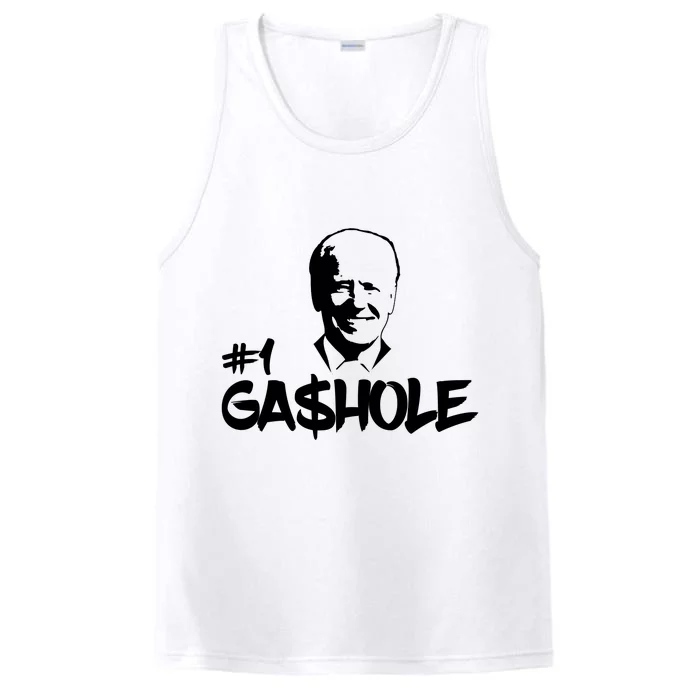 Number One Gashole Funny Joe Biden Performance Tank