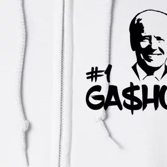 Number One Gashole Funny Joe Biden Full Zip Hoodie