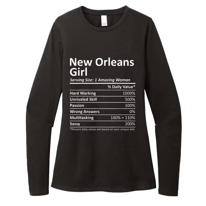 New Orleans Girl La Louisiana Funny City Home Roots Usa Gift Womens CVC Long Sleeve Shirt