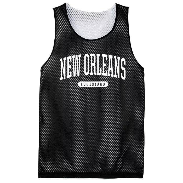 New Orleans Gift College University Style La Us Mesh Reversible Basketball Jersey Tank