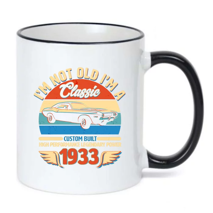 Not Old I'm A Classic 1933 Car Lovers 90th Birthday Black Color Changing Mug