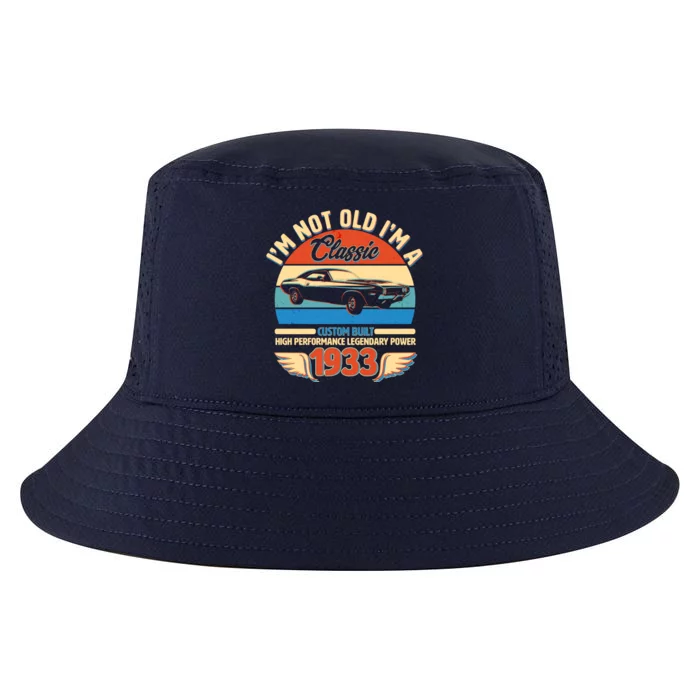 Not Old I'm A Classic 1933 Car Lovers 90th Birthday Cool Comfort Performance Bucket Hat