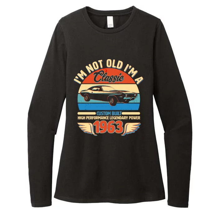 Not Old I'm A Classic 1963 Car Lovers 60th Birthday Womens CVC Long Sleeve Shirt