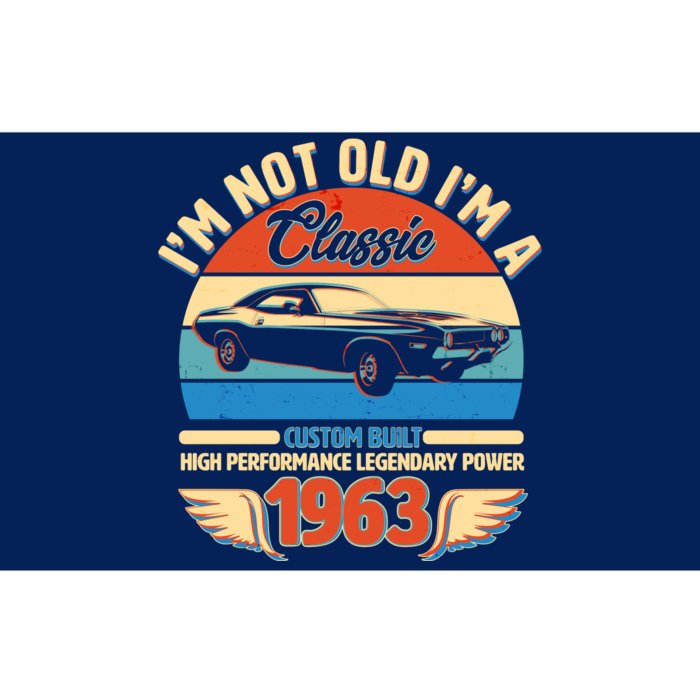 Not Old I'm A Classic 1963 Car Lovers 60th Birthday Bumper Sticker