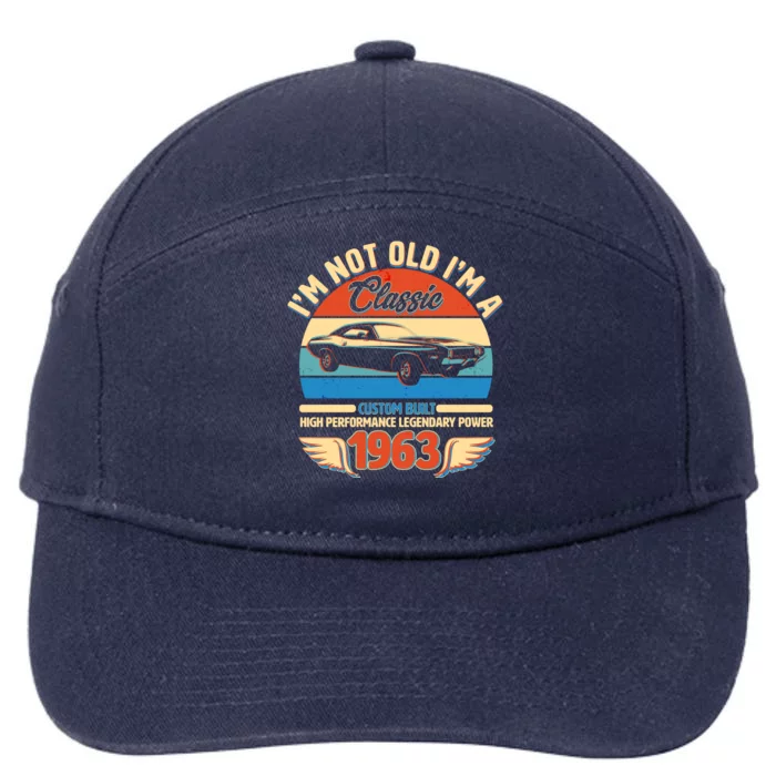 Not Old I'm A Classic 1963 Car Lovers 60th Birthday 7-Panel Snapback Hat