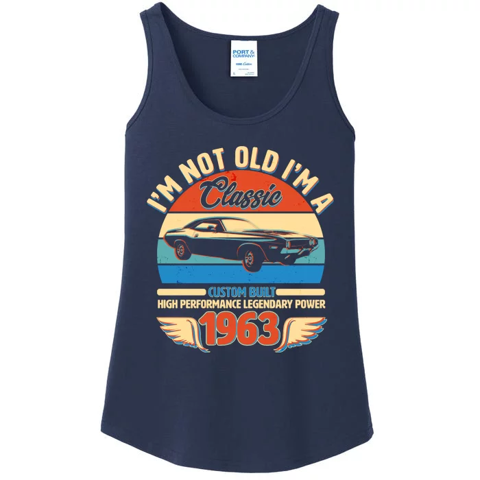 Not Old I'm A Classic 1963 Car Lovers 60th Birthday Ladies Essential Tank