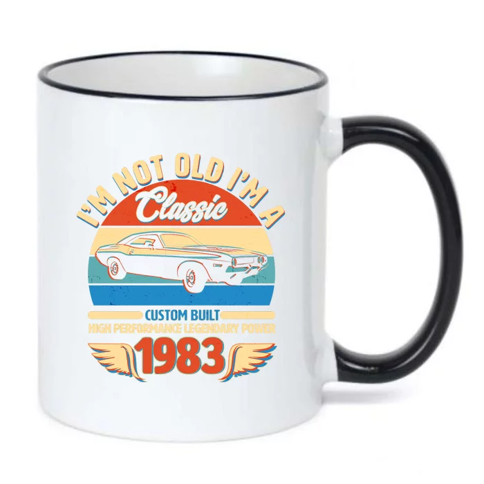 Not Old I'm A Classic 1983 Car Lovers 40th Birthday Black Color Changing Mug