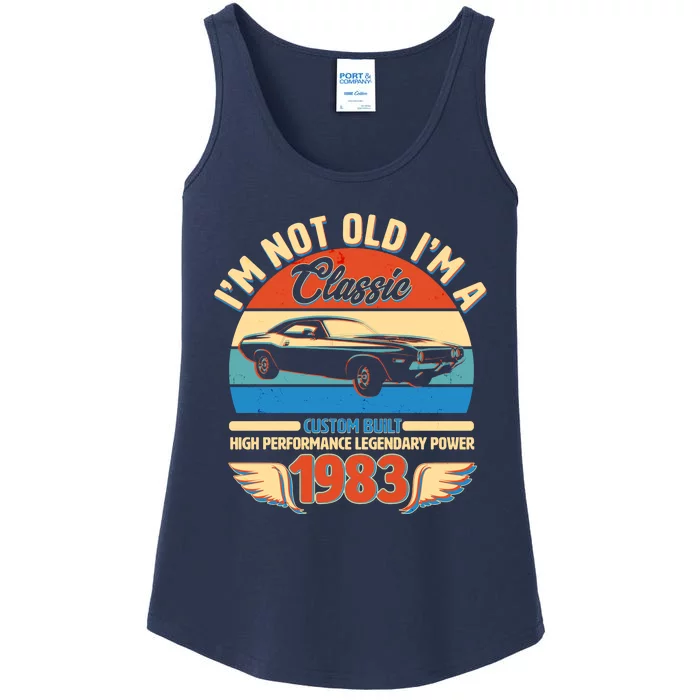 Not Old I'm A Classic 1983 Car Lovers 40th Birthday Ladies Essential Tank