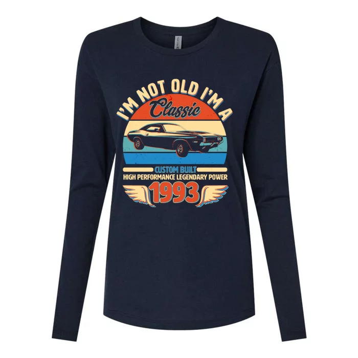 Not Old I'm A Classic 1993 Car Lovers 30th Birthday Womens Cotton Relaxed Long Sleeve T-Shirt