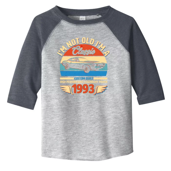 Not Old I'm A Classic 1993 Car Lovers 30th Birthday Toddler Fine Jersey T-Shirt