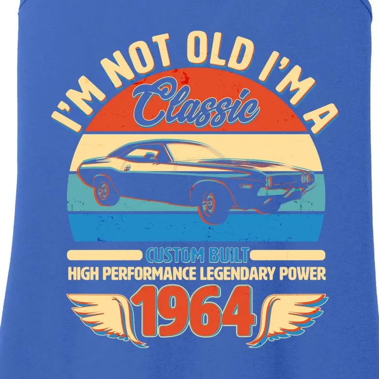 Not Old Im A Classic 1964 Car Lovers 60th Birthday Ladies Essential Tank