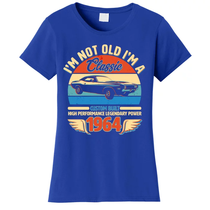 Not Old Im A Classic 1964 Car Lovers 60th Birthday Women's T-Shirt