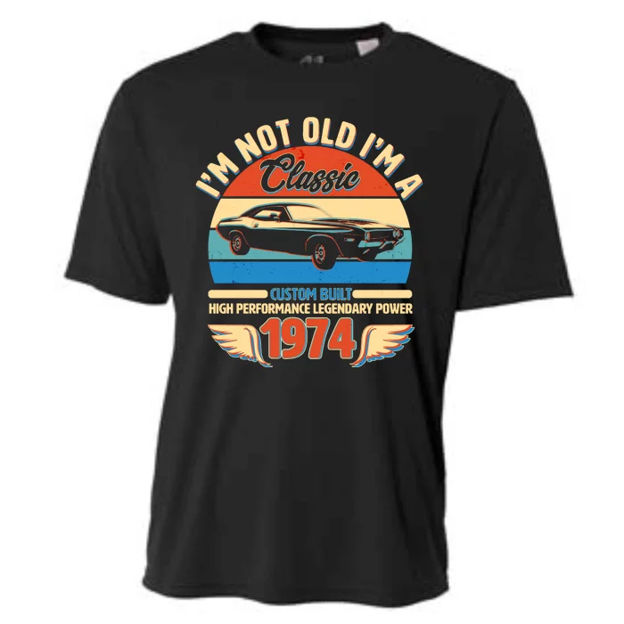 Not Old Im A Classic 1974 Car Lovers 50th Birthday Cooling Performance Crew T-Shirt