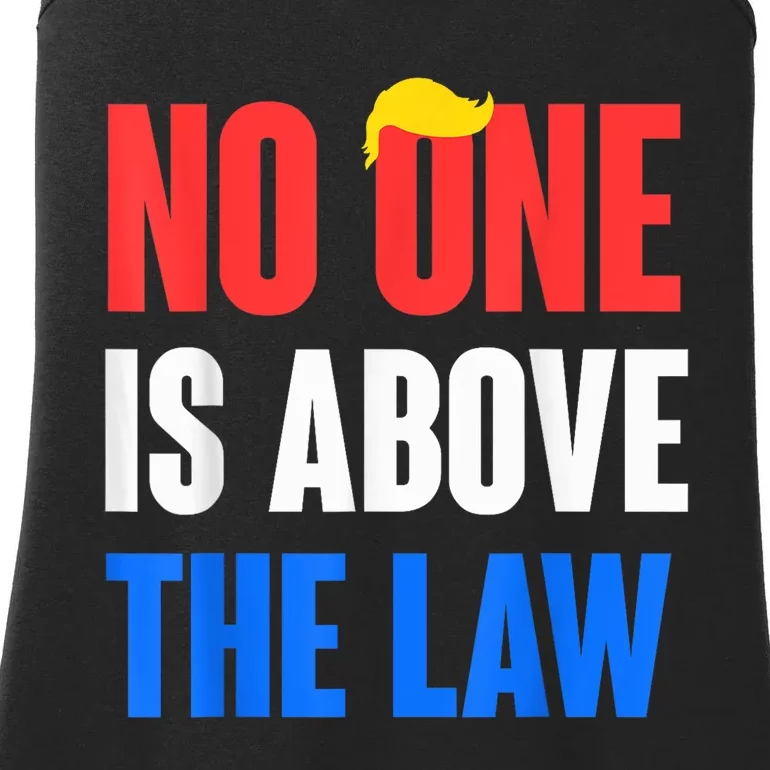 No One Is Above The Law Trump Mugshot 2024 ImpeachTrump 2024 Ladies Essential Tank