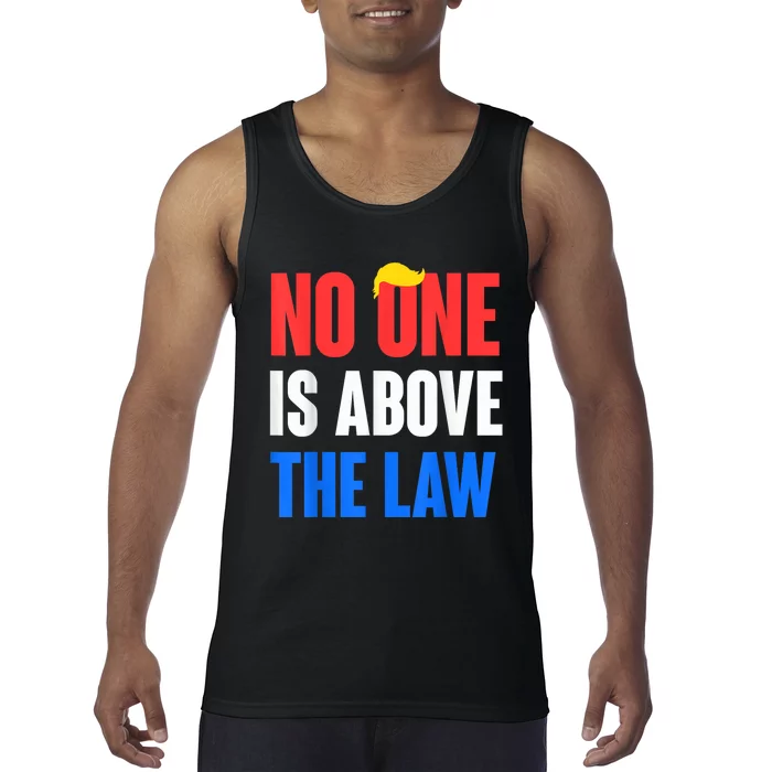 No One Is Above The Law Trump Mugshot 2024 ImpeachTrump 2024 Tank Top