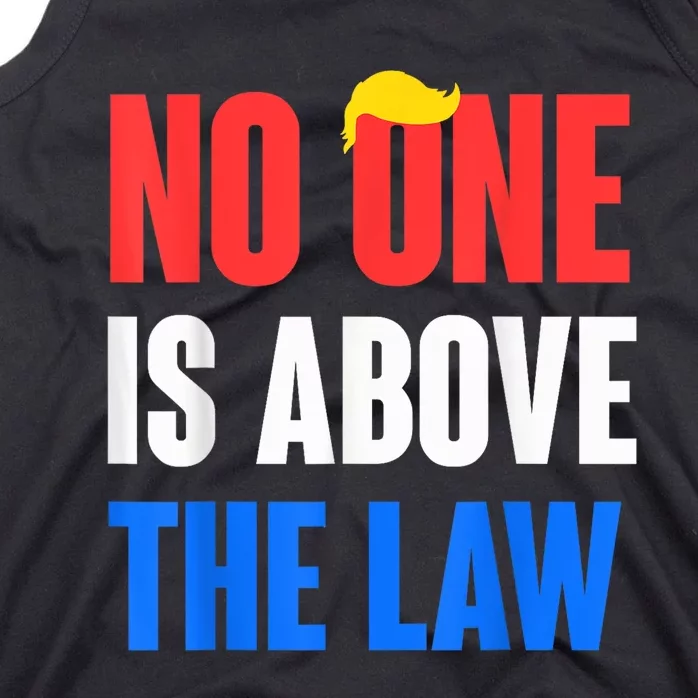 No One Is Above The Law Trump Mugshot 2024 ImpeachTrump 2024 Tank Top