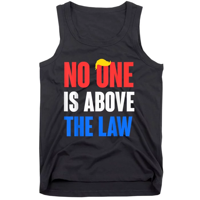 No One Is Above The Law Trump Mugshot 2024 ImpeachTrump 2024 Tank Top